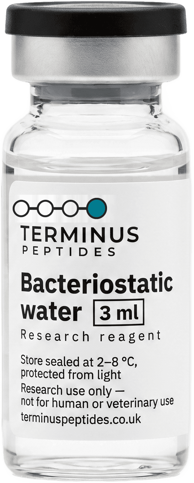 Bacteriostatic water 3 ml product photograph